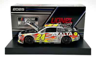 William Byron 2025 Axalta Throwback 1:24 Nascar Diecast William Byron, Nascar Diecast, 2025 Nascar Diecast, 1:24 Scale Diecast