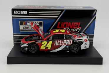William Byron 2026 All-Pro 1:24 Nascar Diecast William Byron, Nascar Diecast, 2026 Nascar Diecast, 1:24 Scale Diecast