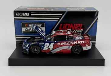 William Byron 2026 Cincinnati 1:24 Nascar Diecast William Byron, Nascar Diecast, 2026 Nascar Diecast, 1:24 Scale Diecast