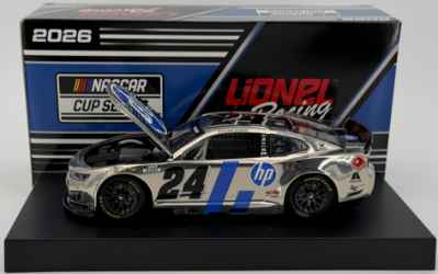 William Byron 2026 HP 1:24 Color Chrome Nascar Diecast William Byron, Nascar Diecast, 2026 Nascar Diecast, 1:24 Scale Diecast