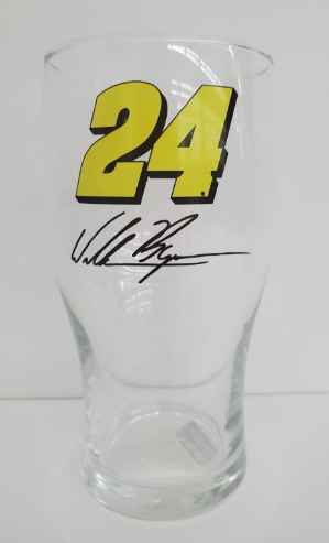 William Byron Name & Number Decal Pint Glass William Byron Name & Number Decal Pint Glass