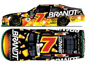 *Preorder* Justin Allgaier 2026 Brandt Halloween 1:24 Flash Coat Color Nascar Diecast - O'Reilly Auto Parts Series Justin Allgaier, Nascar Diecast, 2026 Nascar Diecast, 1:24 Scale Diecast, 