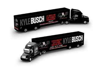 *Preorder* Kyle Busch 1:64 Scale Tribute Hauler Nascar Authentics Hauler, NASCAR Hall of Fame, NASCAR Diecast