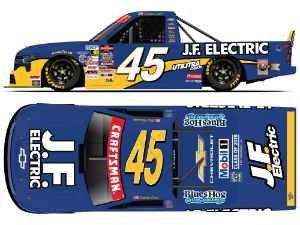 *Preorder* Landen Lewis 2026 J.F. Electric Tribute 1:24 Nascar Diecast - Truck Series Landen Lewis, Nascar Diecast, 2026 Nascar Diecast, 1:24 Scale Diecast